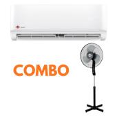COMBO AIRE ACONDICIONADO TOKYO XPERIENCE 12.000 BTU + VENTILADOR DE PIE TOKYO 16-3ASPAS
